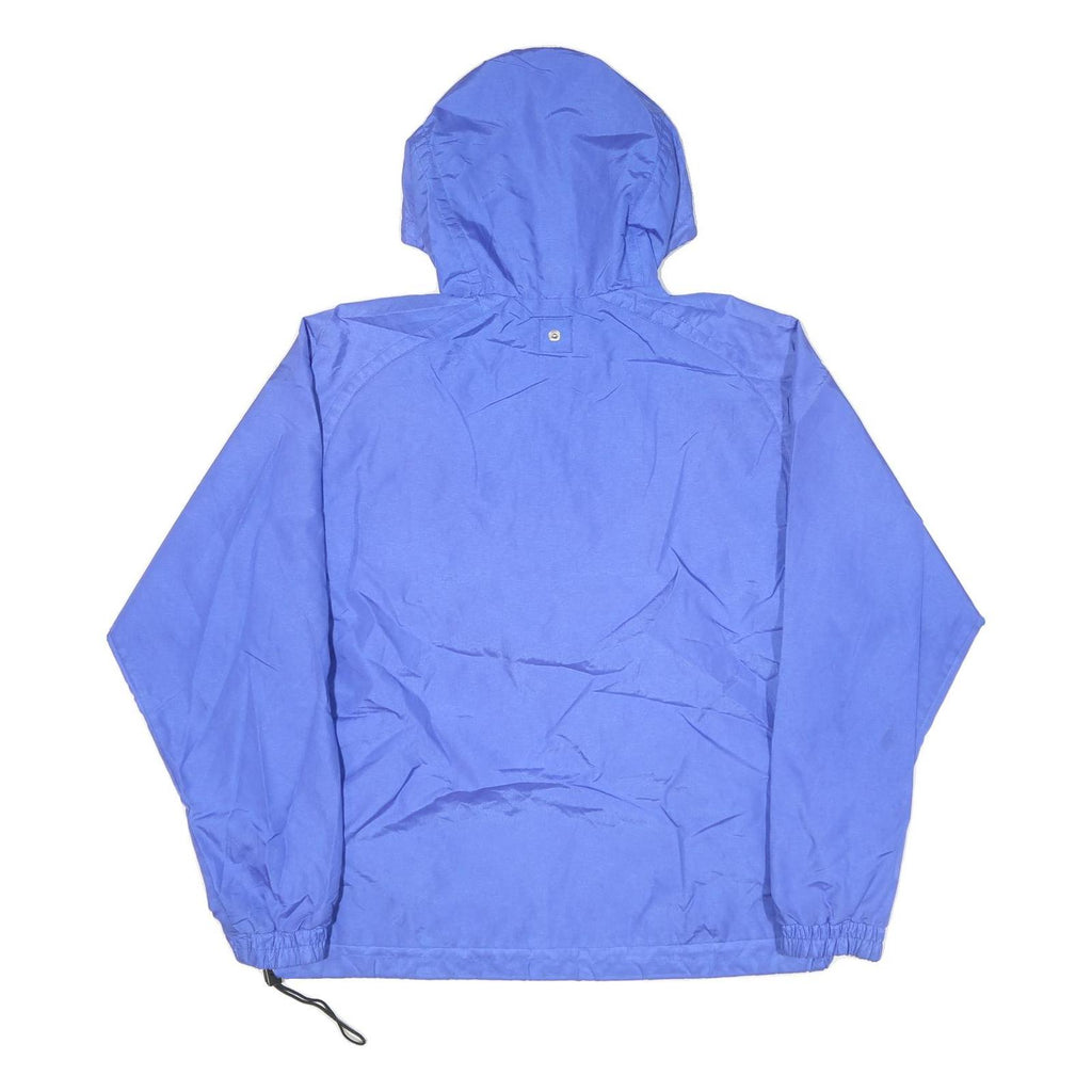 OBERMEYER Womens Blue Outdoor Jacket L Polyester Blend Plain Zip Hooded