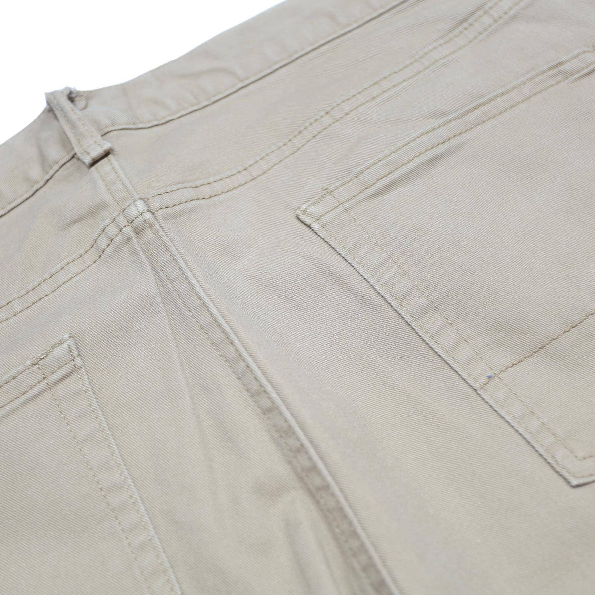 CHAPS Mens Cotton Blend Beige Regular Fit Straight Leg Trousers W32 L34