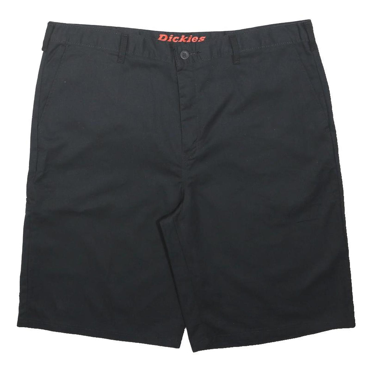 DICKIES Mens Black Casual Shorts XL W40 Workwear Polyester Blend