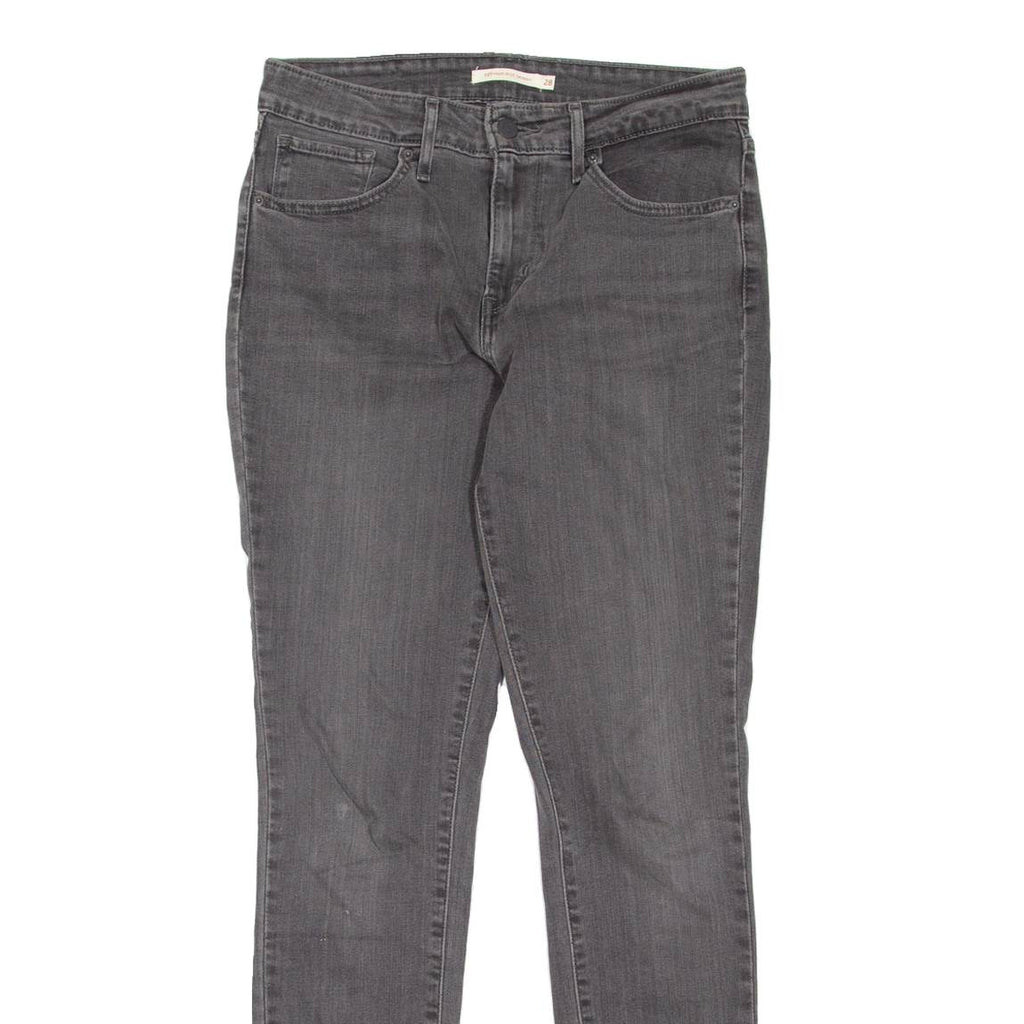 LEVI'S 721 High Rise Womens Jeans Grey Slim Skinny W28 L30