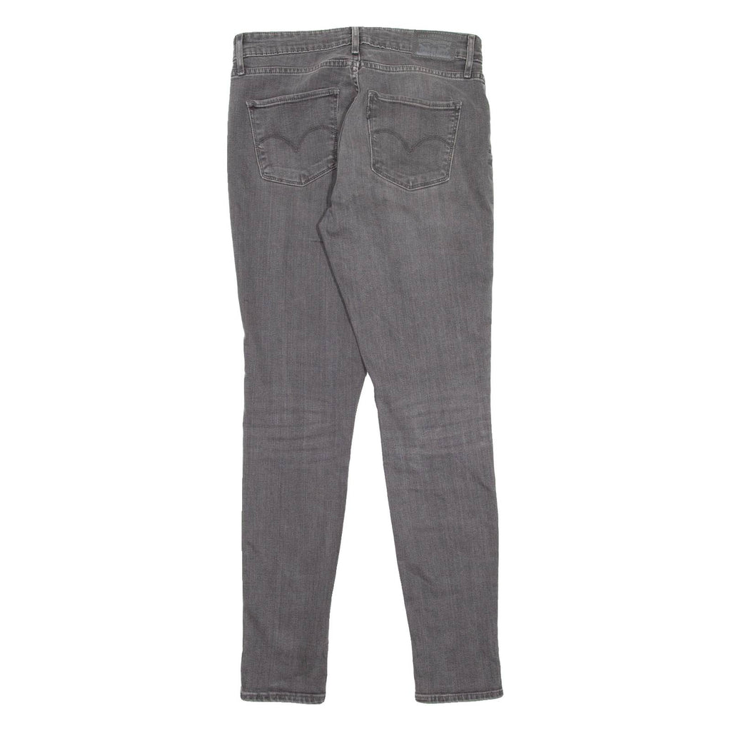 LEVI'S 721 High Rise Womens Jeans Grey Slim Skinny W28 L30