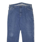 DICKIES Mens Regular Fit Blue Denim Jeans W40 L32 Workwear Utility Zip Closure
