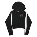 NEW ERA Womens Black & White ¼ Zip Hoodie L San Francisco SF Logo Sportswear