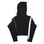 NEW ERA Womens Black & White ¼ Zip Hoodie L San Francisco SF Logo Sportswear