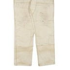 CARHARTT Mens Jeans Beige Regular Straight Denim Fair W40 L32 Workwear Utility