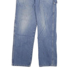 DICKIES Mens Regular Fit Straight Leg Denim Light Blue W32 L29 Workwear Jeans