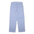 DICKIES Mens Cotton Blend Blue Regular Fit Straight Leg Trousers W30 L29