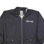 GO WEST Mens Black South Pacific Zip Jacket L Polyester Blend Plain Casual