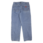 DICKIES Mens Regular Fit Straight Leg Denim Medium Wash W32 L29 Workwear Jeans