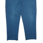 DICKIES Mens Polyester Blend Blue Regular Straight Trousers W44 L30 Workwear Zip