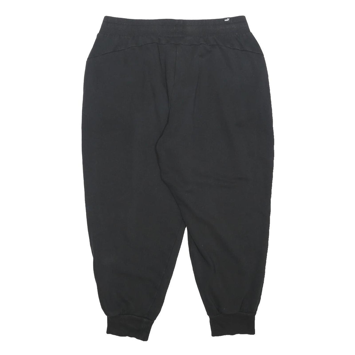 PUMA Womens Joggers Black XL W30 L23 Slim Tapered Jogging Bottoms Cotton