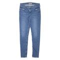 LEVI'S 710 Womens Jeans Blue Slim Skinny Stone Wash W27 L32