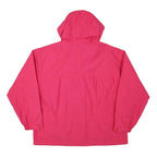 EDDIE BAUER Womens Pink Outdoor Jacket M Polyester Blend Plain Zip Hooded