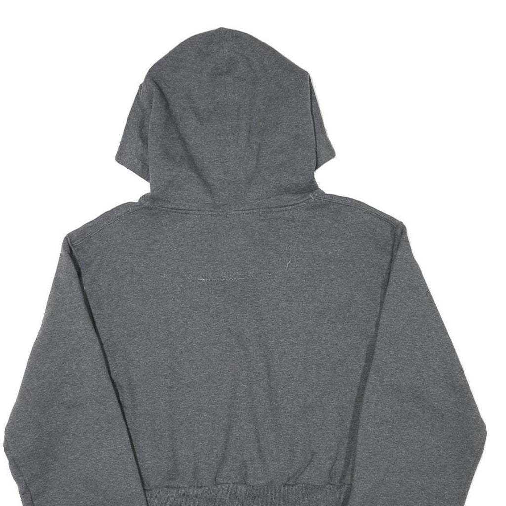 CHAMPION Womens Grey Cropped Hoodie S Cotton Blend Pullover Hooded Sweatshirt