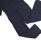 KEY Mens Navy Blue Polyester Blend Dungarees Classic XL W42 L30 Workwear Utility