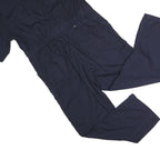 KEY Mens Navy Blue Polyester Blend Dungarees Classic XL W42 L30 Workwear Utility