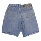 WRANGLER Mens Denim Blue Casual Shorts L W34 Cotton Comfortable Fit
