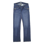 LEVI'S Womens Jeans Blue Regular Straight Denim Medium W30 L30 Classic Fit Zip