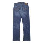 LEVI'S Womens Jeans Blue Regular Straight Denim Medium W30 L30 Classic Fit Zip