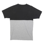 VANS Mens Black & Grey Colourblock T-Shirt M Short Sleeve Crew Neck Cotton Blend