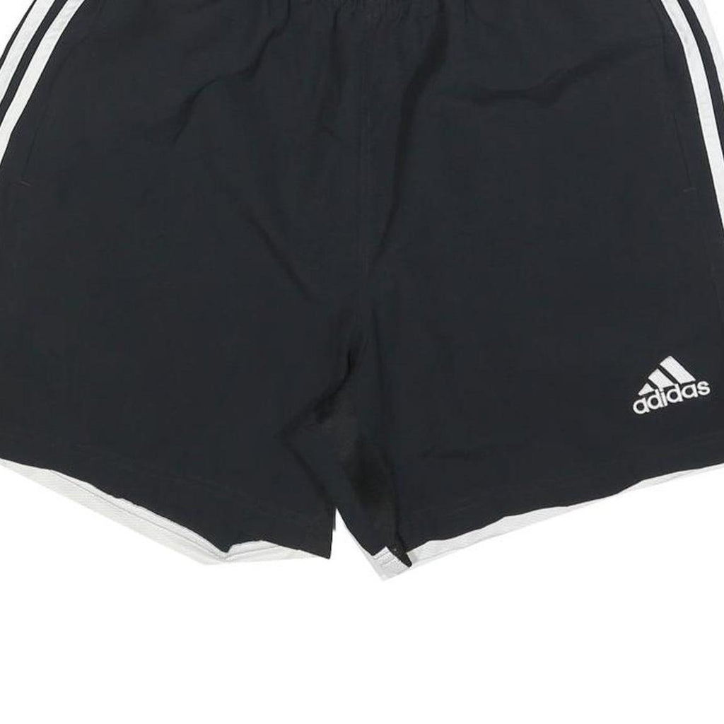 ADIDAS Mens Black Sports Shorts M W31 Polyester Blend Athletic Gym