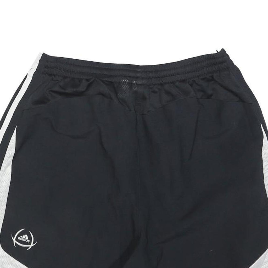ADIDAS Mens Black Sports Shorts M W31 Polyester Blend Athletic Gym