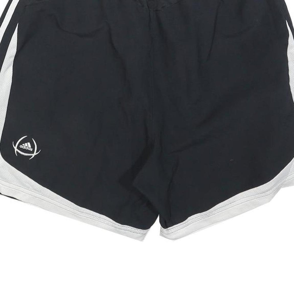 ADIDAS Mens Black Sports Shorts M W31 Polyester Blend Athletic Gym