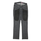 JECKERSON Womens Jeans Black Regular Straight Denim Light W28 L30 Stylish