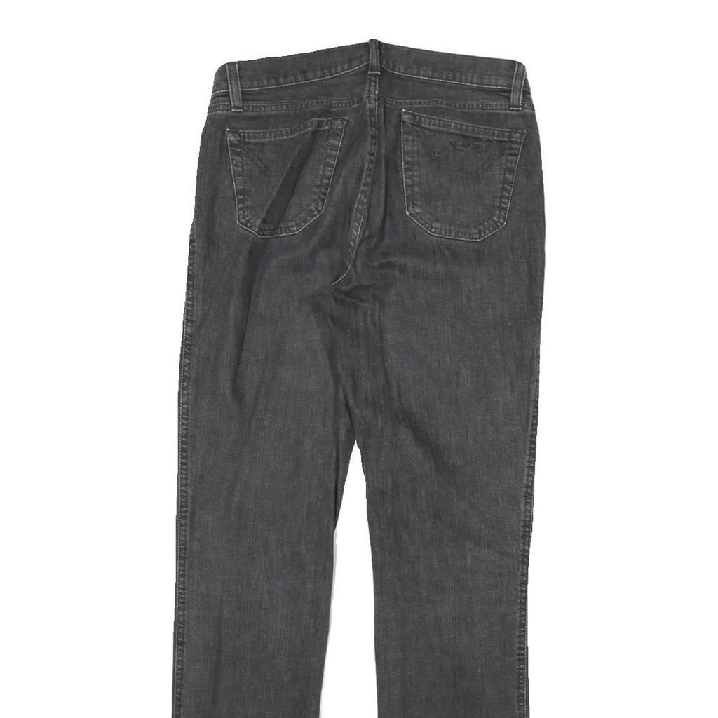 JECKERSON Womens Jeans Black Regular Straight Denim Light W28 L30 Stylish