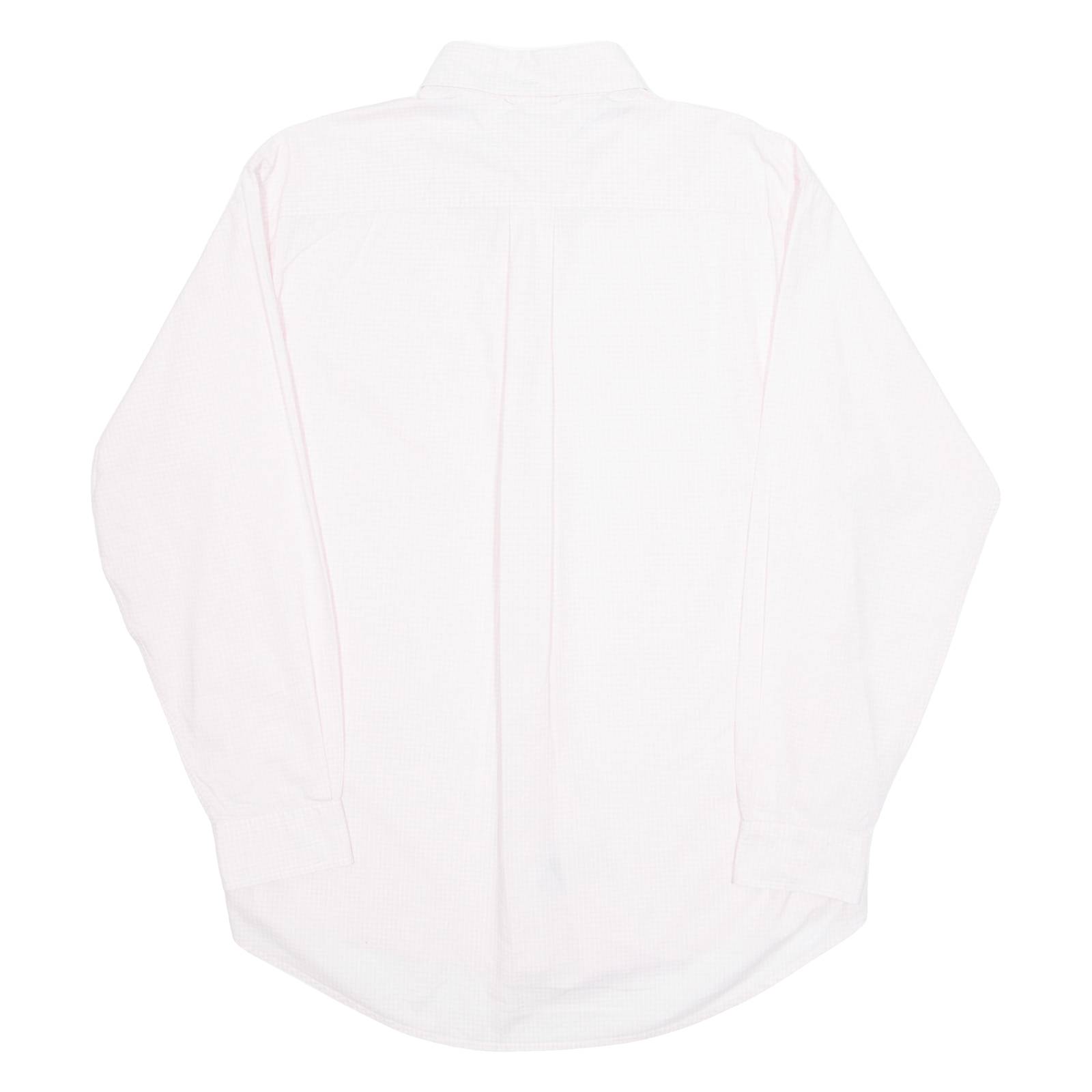TOMMY HILFIGER Mens Shirt Pink Gingham Long Sleeve M