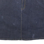 FUBU Womens Blue Denim Mini Cotton Skirt S Casual Streetwear Urban