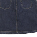 FUBU Womens Blue Denim Mini Cotton Skirt S Casual Streetwear Urban