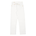 LEVI'S 501 BIG E Jeans Womens White Regular Straight W23 L26