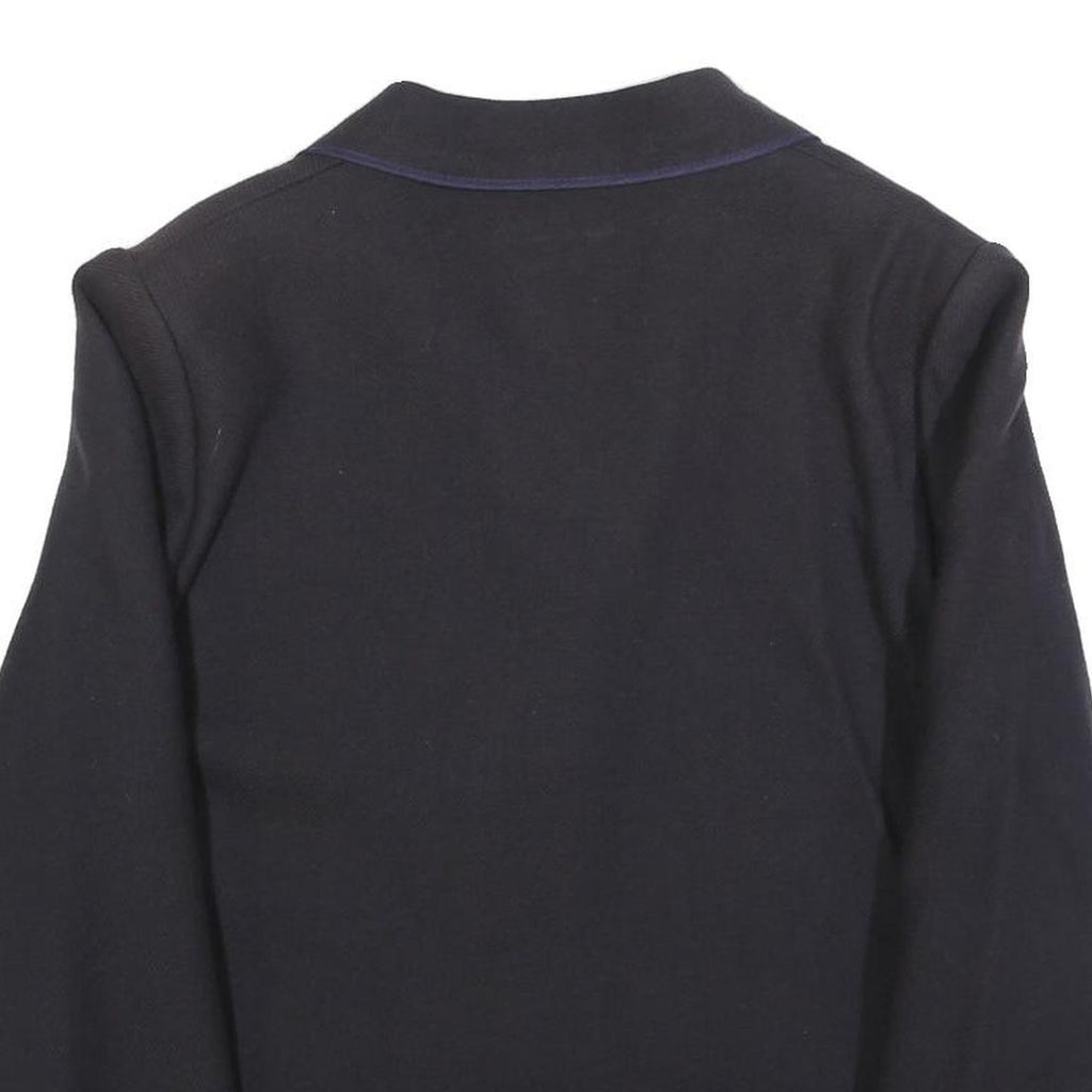 WEINBERG Womens Black Button Wool Jacket M Classic Tailored Plain Button Up