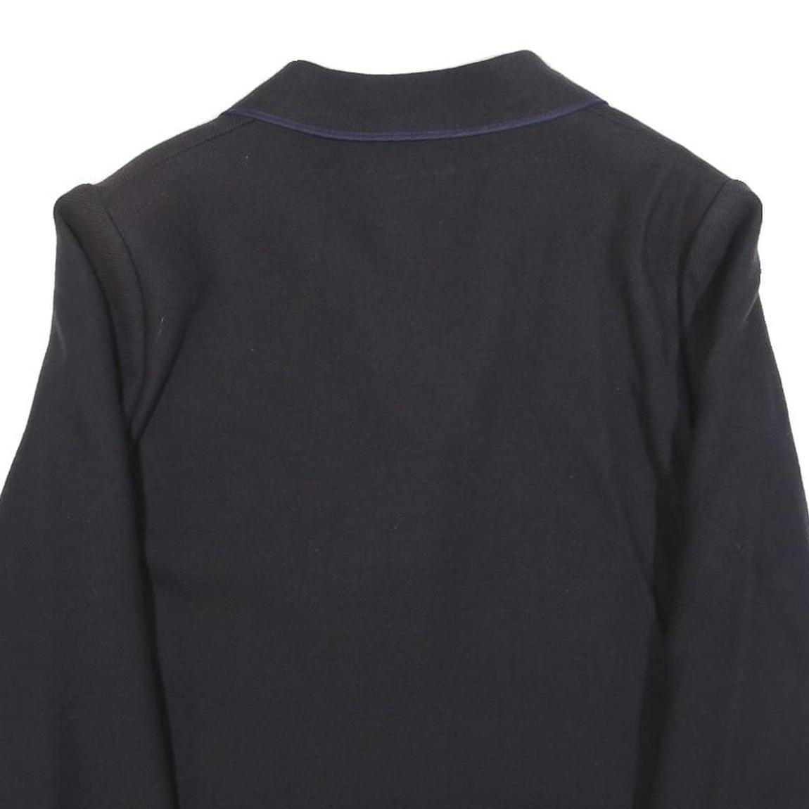 WEINBERG Womens Black Button Wool Jacket M Classic Tailored Plain Button Up