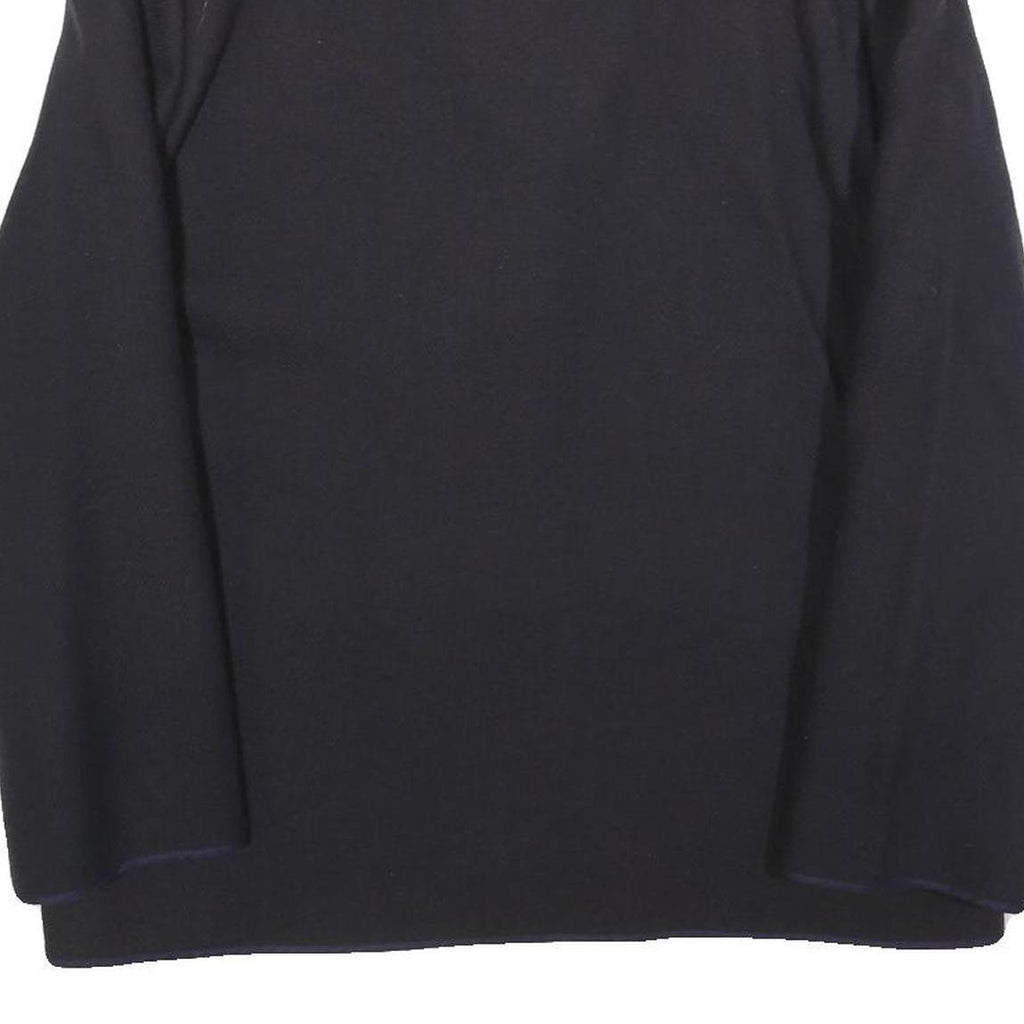 WEINBERG Womens Black Button Wool Jacket M Classic Tailored Plain Button Up