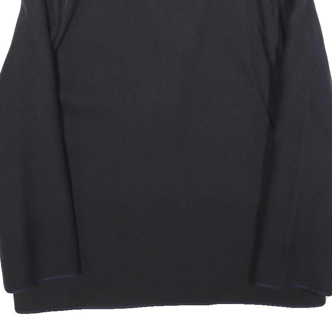 WEINBERG Womens Black Button Wool Jacket M Classic Tailored Plain Button Up