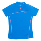ZIENER Cycling Womens Jersey Blue 1/4 Zip S