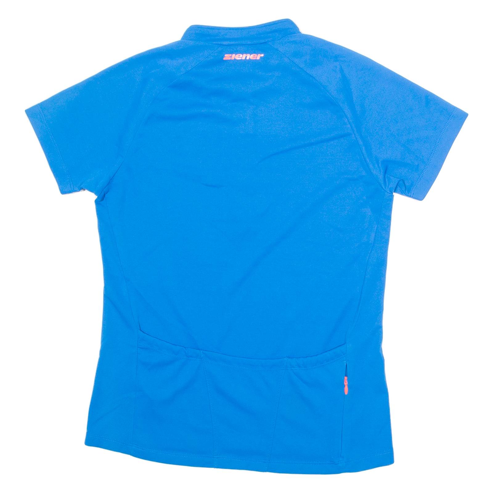 ZIENER Cycling Womens Jersey Blue 1/4 Zip S