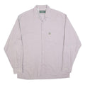 HIM Mens Pale Pink Shirt L Cotton Blend Classic Button Collar Long Sleeve