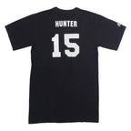 MAJESTIC San Francisco Giants #15 Hunter Mens T-Shirt Black USA Button Neck S