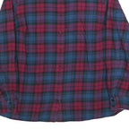 TOMMY HILFIGER Womens Blue & Red Check Shirt XL Casual Cotton Blend Button