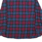 TOMMY HILFIGER Womens Blue & Red Check Shirt XL Casual Cotton Blend Button