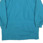 LONDON FOG Womens Blue & Brown Casual Zip Jacket M Polyester Blend Lightweight