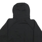 NIKE Womens Black Cotton Blend Pullover Hoodie S Graphic Print Casual