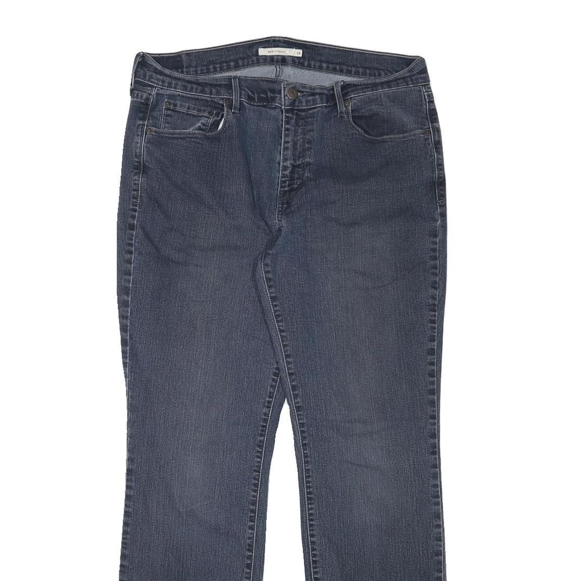 LEVI'S 505 Womens Jeans Blue Regular Straight Denim Medium W34 L30 Classic Fit