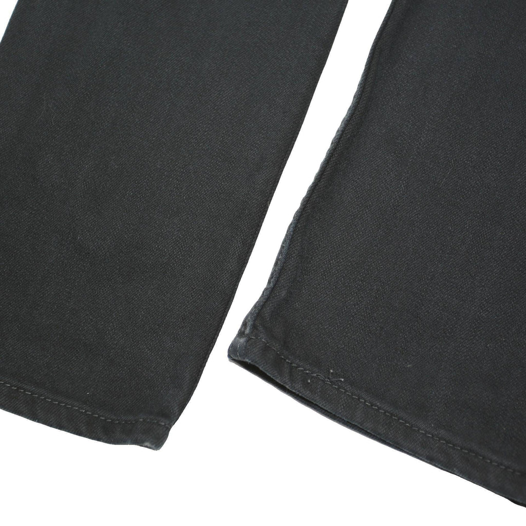 LEVI'S Mens Black Regular Straight Denim Cotton Blend Jeans W30 L32 Classic