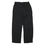 WOMAN COLLECTION Womens Black Regular Fit Straight Trousers W24 L25 Elegant