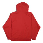 RUSSELL ATHLETIC Mens Red Minot State Pullover Hoodie L College Logo