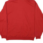 RUSSELL ATHLETIC Mens Red Minot State Pullover Hoodie L College Logo